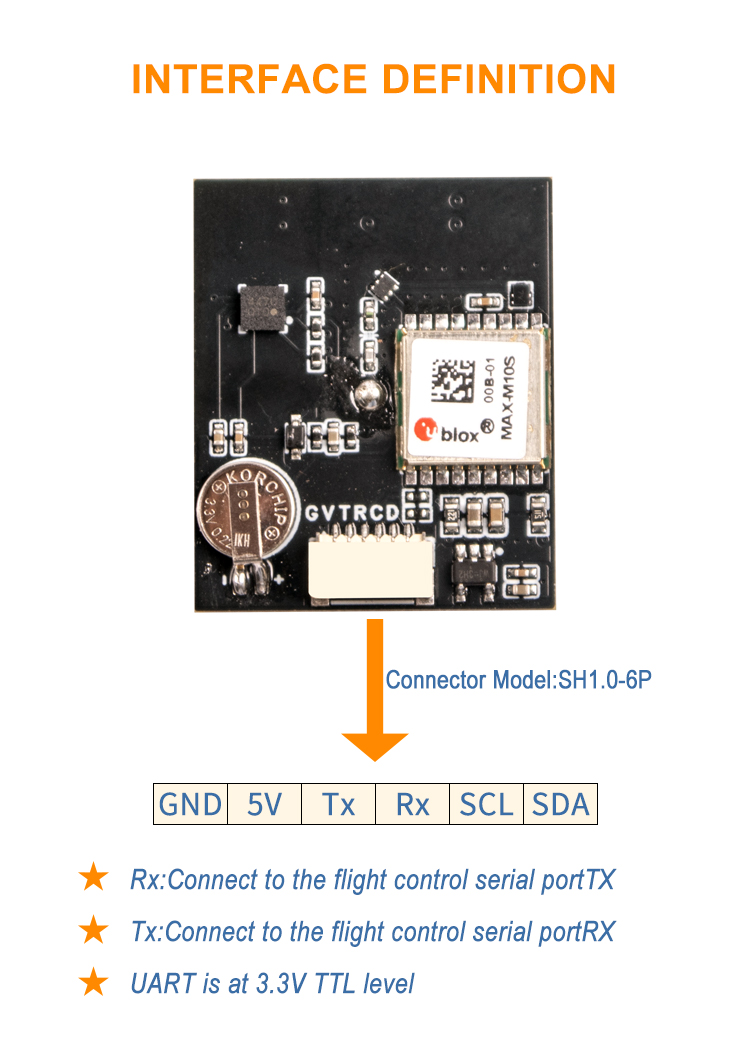 M10S GPS 10Hz GPS Module with  - Drone Kit Hexacopter ulasan dan harga