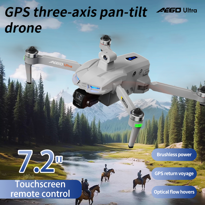 2025 AE60 URTLA GPS Drone 8K C - Drone Kit Long Range ulasan dan harga