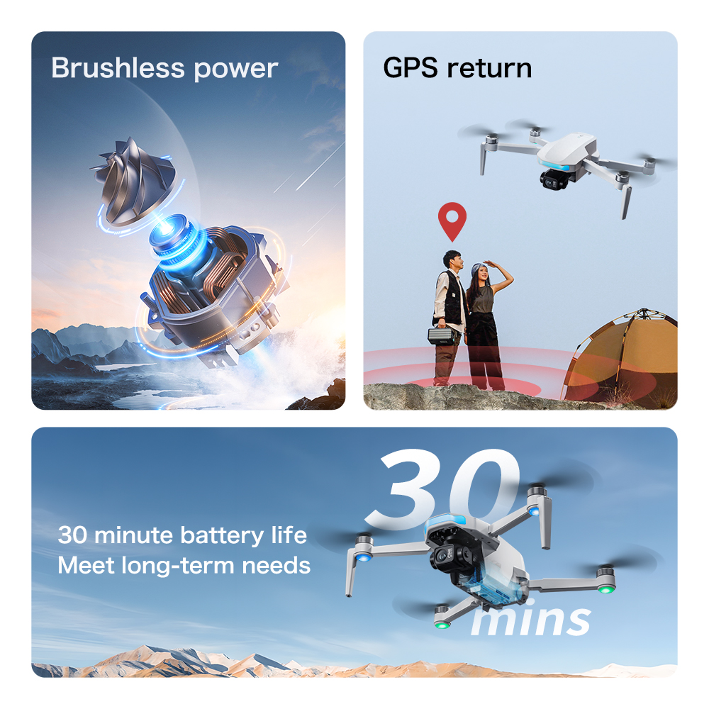 S-X1 MAX GPS Drone with 3-Axis - Drone Kit Long Range ulasan dan harga