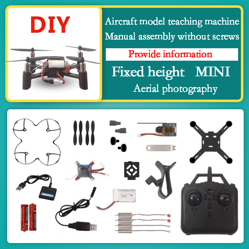 New Assembly DIY Four Axis Air - Drone Kit With Camera ulasan dan harga