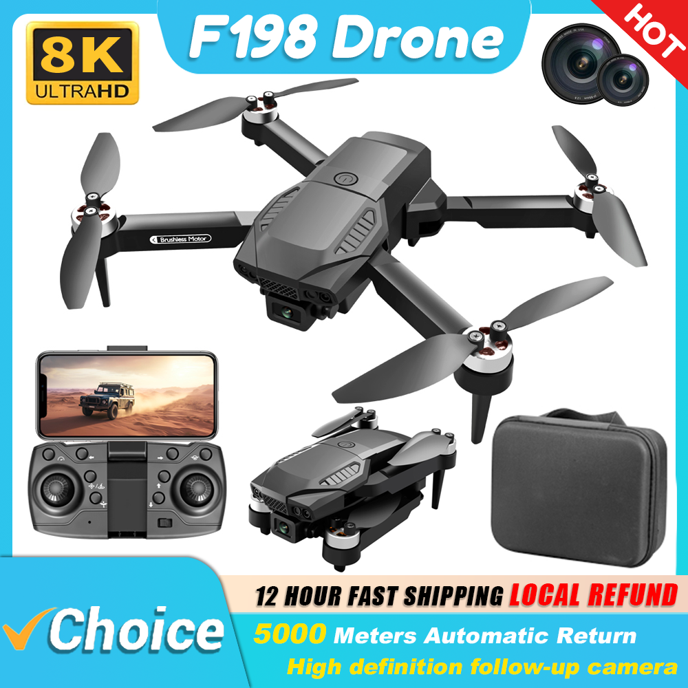 New F198 Drone Professional Du - Drone Kit Vtol ulasan dan harga