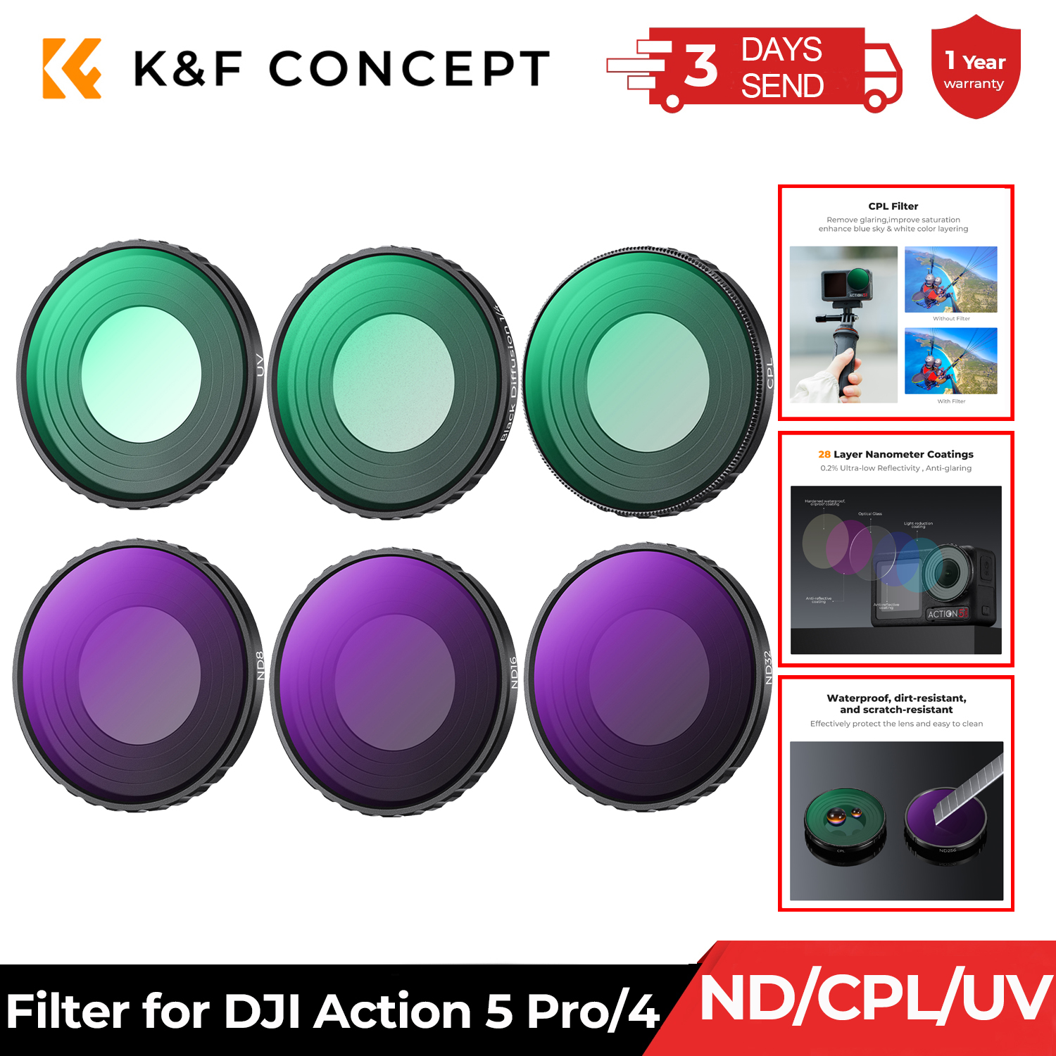 K&F CONCEPT Drone Filter Kit f - Drone Kit Build Yourself ulasan dan harga