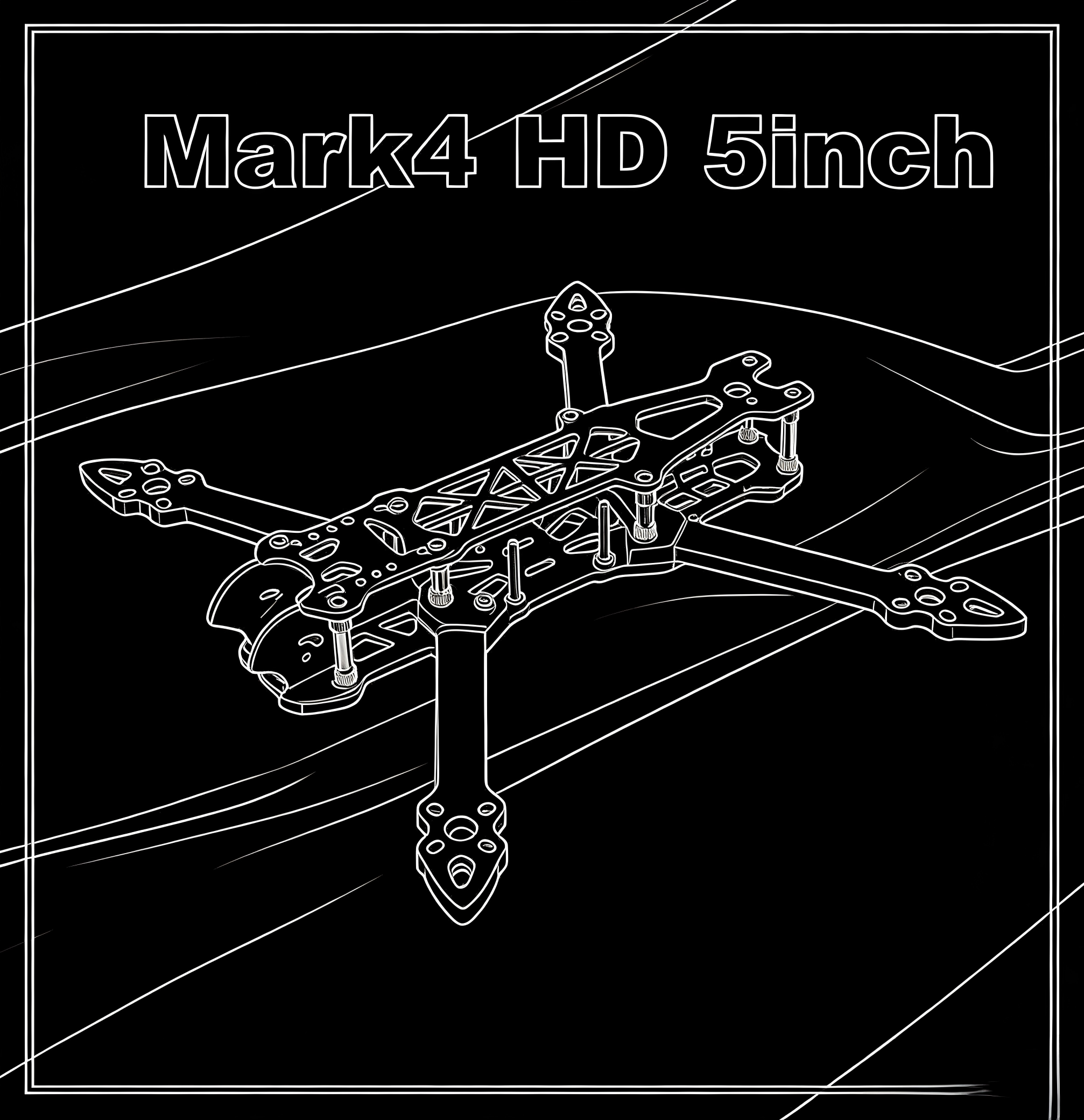 MARK4 V2 Mark 4 V2 5inch 240mm - Drone Kit Octocopter ulasan dan harga
