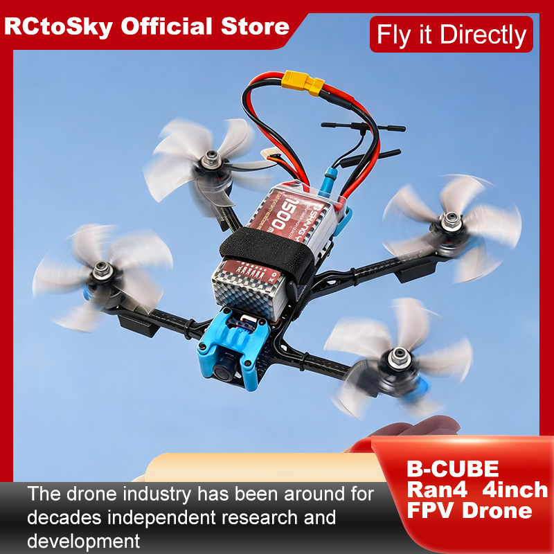 B-CUBE Ran4 4inch FPV Drone Fr - Drone Kit Octocopter ulasan dan harga